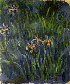Iris II Claude Monet Impresionismo Flores Pinturas al óleo